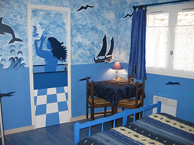 Chambre d'hôtes Bleue